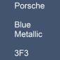 Preview: Porsche, Blue Metallic, 3F3.